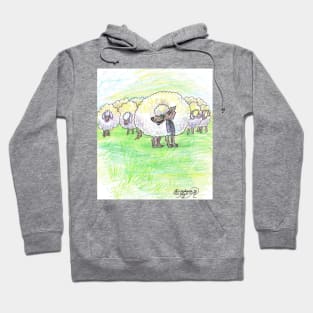 Wolf In Sheeps Clothing Zipper Funny Cute Adorable Wolves canine hound puppy pups sheepdog Hoodie